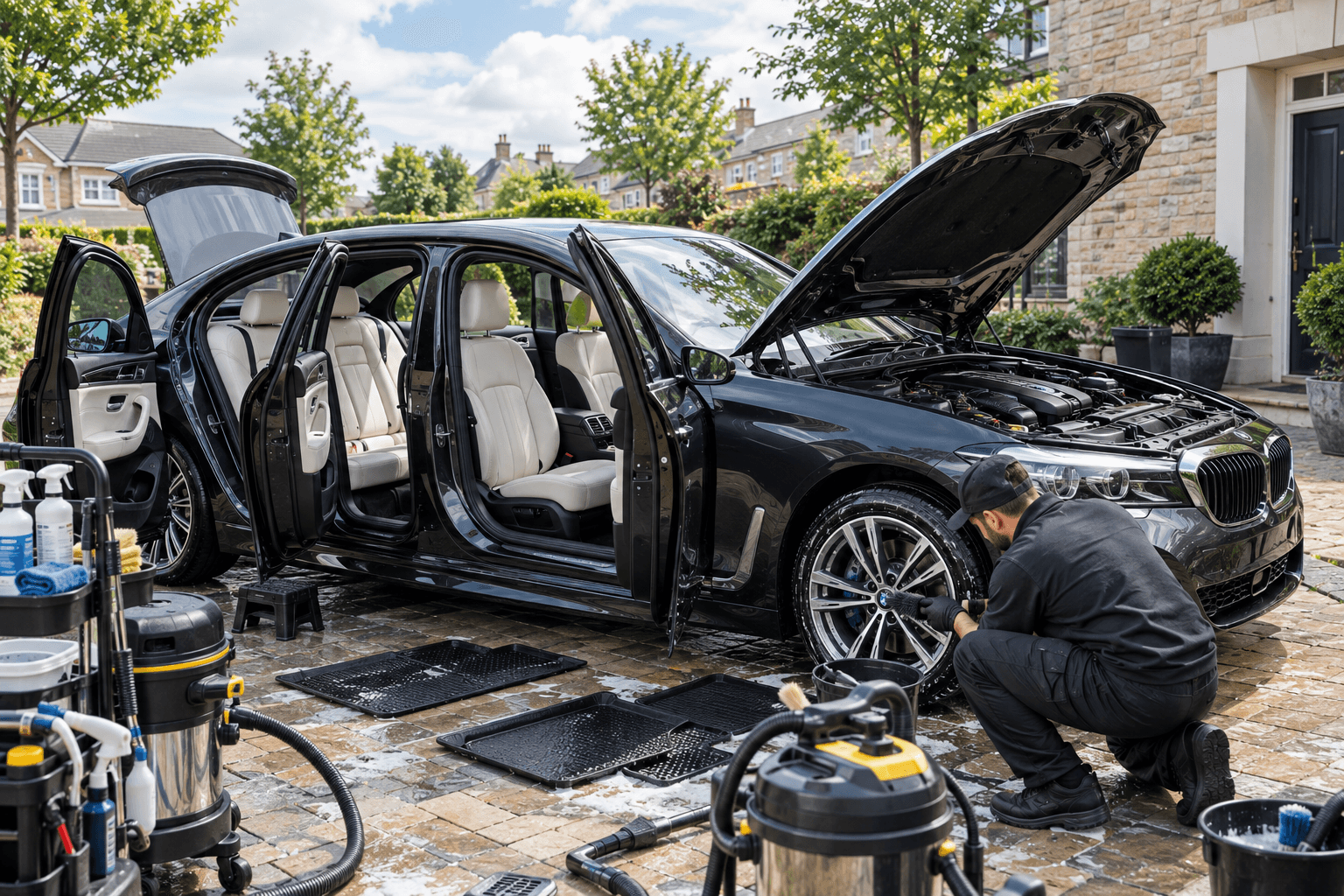 Platinum Plus Full Platinum Service mobile car wash service